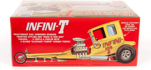 Miniatura 3 de AMT Infini-T Custom Dragster Kit de modelo a escala 1:25