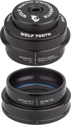 Miniatura 2 de Wolf Tooth EC44 Superior EC49 Lower GeoShift Auriculares de ángulo de rendimiento de 2 grados cortos bike-headsets-and-accessories