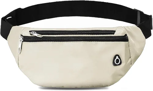 Riñonera para mujeres y hombres, riñonera con correa para el cuerpo resistente al agua, bolsa de cintura deportiva, bolsa de cinturón para viajes,
