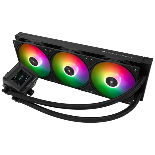 Miniatura 7 de Thermalright FW SE 120 ARGB Refrigeración por agua de CPU negra, 4.724 in Aio, con ventilador ARGB de 2000 RPM, pantalla de visualización de 2