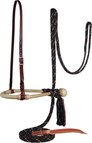 Professional's Choice Juego de Bosal/Mecate | Completo con colgador de nudo de sangre Latigo y una selección de mecates