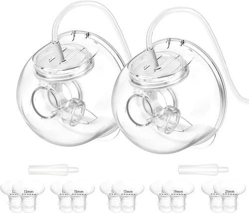 Miniatura 10 de Juego de piezas de bomba de 10 piezas, 2 protectores de reflujo, 2 tubos de membrana y 4 válvulas de pico de pato, piezas de repuesto para extractor