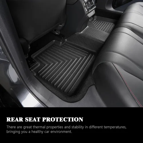 Miniatura 3 de Alfombrillas para Nissan Armada/Infiniti QX80 2025 2026 (7/8 pasajeros), protección para todo tipo de clima, forros de suelo de 1ª y 2ª fila