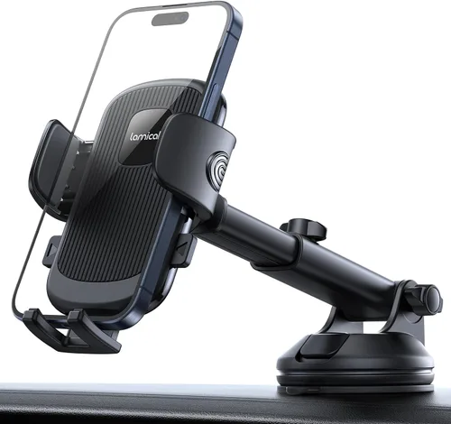 Miniatura 9 de Lamicall Soporte de teléfono para automóvil - [Ventosa de grado militar más fuerte] Soporte de teléfono con rotación de 360° para tu automóvil