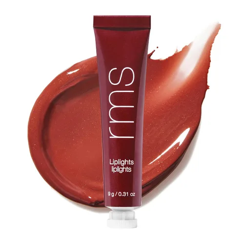 Miniatura 11 de RMS Beauty Liplights Cream Lip Gloss - Bálsamo labial voluminoso y tinte labial híbrido - Hidratante para labios con manteca de karité y aceite