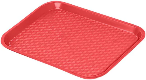 Miniatura 9 de G.E.T. FT-14-BK Bandeja para cafetería/comida rápida, sin BPA, 14 x 10.75 pulgadas, color negro (juego de 12)