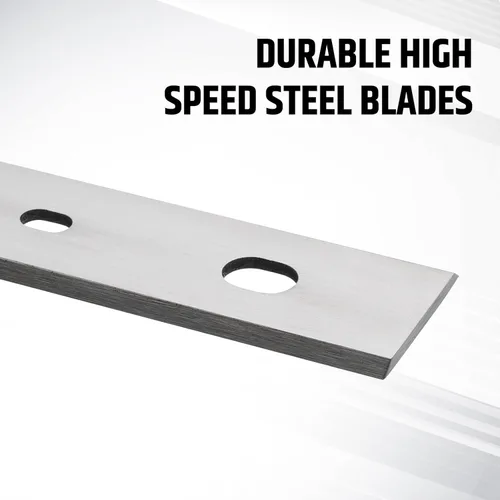 Miniatura 4 de Cuchillas cepilladoras de 13 pulgadas para cepilladora Dewalt DW735, DW735X, reemplazo de bordes de corte dobles HSS para cuchillos cepilladores