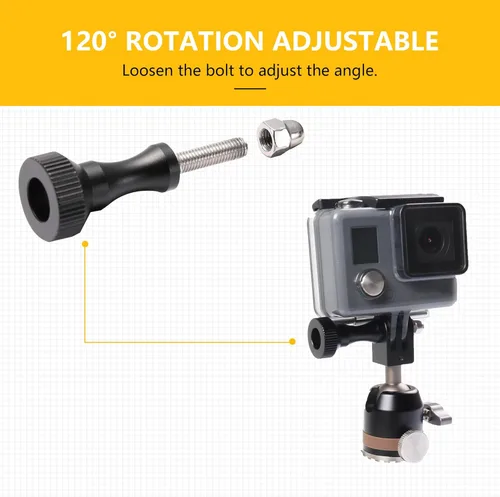 Miniatura 3 de Soporte de montaje de cámara de acción GoPro para Ford Bronco 2021 2022 2023 2024 2025 Accesorios exteriores de 2/4 puertas Capó Miras de sendero