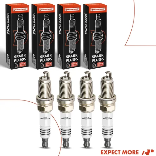 Miniatura 9 de A-Premium Bujías iridio platino compatibles con Lamborghini Murcielago 2003-2010, 6.2L 6.5L, paquete de 4