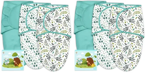 Miniatura 7 de Cute Castle 3 paquetes de sacos de dormir para bebé - Saco de dormir para recién nacido - Manta para envolver ergonómica para bebé para niños y Azul
