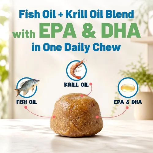 Miniatura 3 de Guardian's Choice Omega 3 para perros, aceite de pescado y aceite de krill, 90 unidades Ayuda a tu perro a verse y sentirse lo mejor posible.