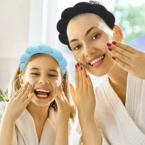Miniatura 3 de Diademas de cuidado de la piel para el lavado facial, diademas de spa para lavar la cara, suaves diademas de cuidado de la piel y maquillaje