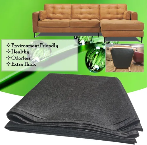 Miniatura 4 de Funda protectora antipolvo para tapicería de 3 yardas x 63 pulgadas, tela de cambric negra no tejida para debajo de la tela de sofás, reclinables
