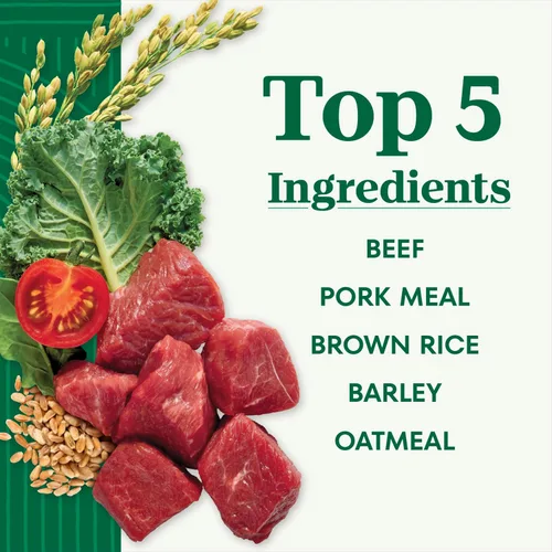 Miniatura 4 de Nutro Natural Choice - Alimento seco para perros, comida para perros adultos, receta de carne seca y arroz integral, 12 libras.