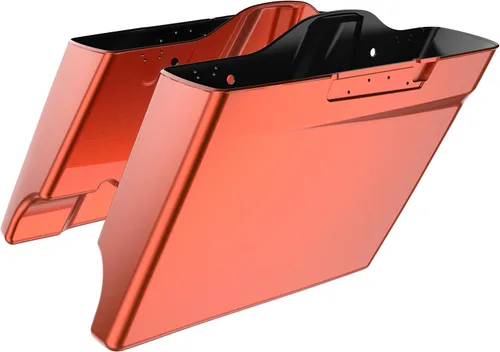 Miniatura 17 de Alforjas extendidas para Harley Touring Street Glide, Electra Glide, Road Glide 2014-2023 (whisky ámbar)