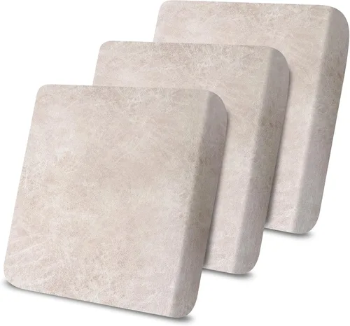 Miniatura 9 de Fundas de cojín tipo cuero para sofá, juego de fundas protectoras de muebles para sillón seccional, sofá biplaza de tela de elastano elástica