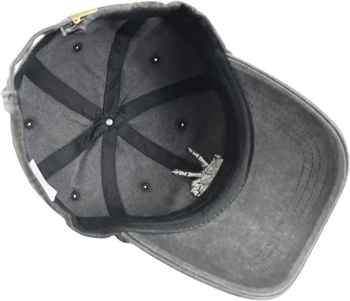 Miniatura 6 de Skeleton Hand Hat for Men Women, Funny Adjustable Cottom Embroidered Skull Finger Baseball Cap