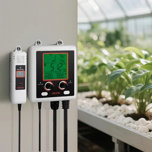 Miniatura 8 de VEVOR Detector de dióxido de carbono, monitor de CO2 de doble salida, función de detección de día y noche, detector de CO2 de refugio constante