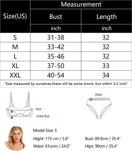 Miniatura 5 de RSLOVE - Ropa de dormir de lencería y encaje tipo baby doll para mujer, diseño de camisón con cuello en V