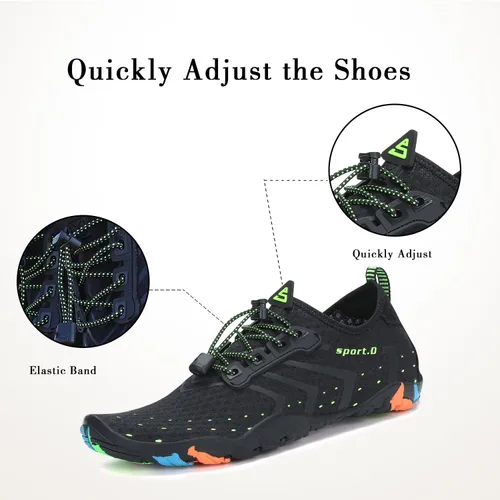 Miniatura 6 de Mishansha - Zapatos de agua para hombres y mujeres secado rápido para natación buceo surf deportes acuáticos piscina playa senderismo yoga