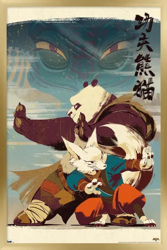 Miniatura 13 de Trends International Kung Fu Panda 4 - Póster de pared, 34 pulgadas de largo x 22.4 pulgadas, versión sin marco