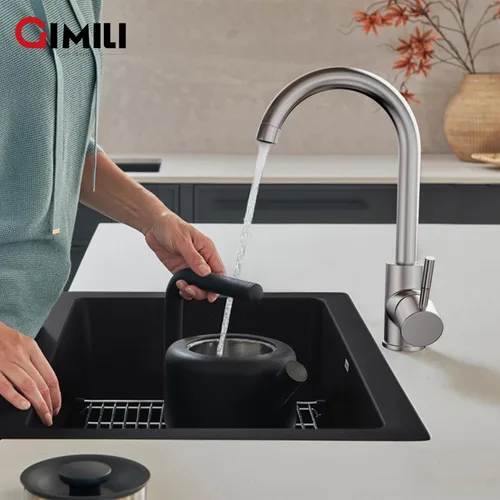 Miniatura 7 de Grifo de cocina Níquel cepillado