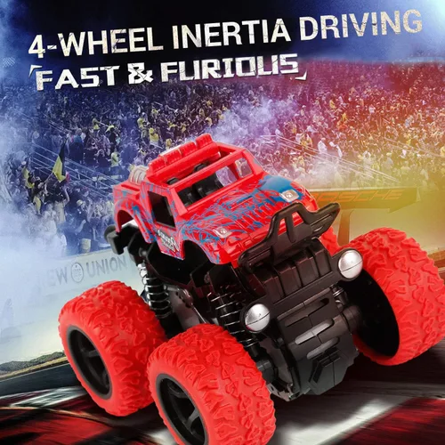 Miniatura 2 de Monster Truck Toys – Coches de juguete accionados por fricción para niños pequeños de 2 a 4 años, 3 a 5, 4 a 7 años, regalo ideal para fiestas