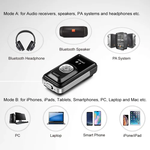 Miniatura 4 de Alead Nolan LiveMIC2 - Micrófono Bluetooth, largo alcance, baja latencia, sonido claro con uni, Omni, micrófono ext para educación, seminario web