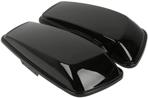 Miniatura 3 de TCT-MOTORPARTS Tapas Duras de Bolsa de Sillín para Modelos Harley Touring FLT FLHT FLHTCU FLHRC Road King Street Electra Glide Ultra-Classic