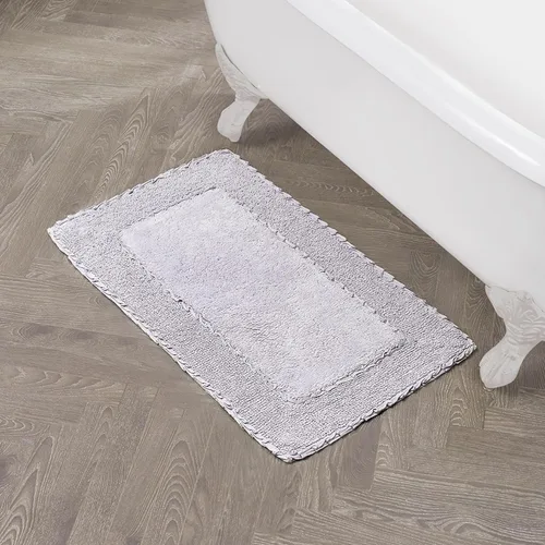 Miniatura 32 de Laura Ashley Ruffle tapete para baño de algodón de 17 x 24 pulgadas