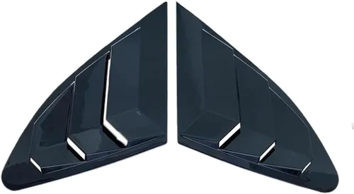 Miniatura 6 de MUXEE para Chevrolet Malibu 2016-2024 2 piezas Rejillas laterales traseras impresas para ventana, embellecedores de ventilación, persianas