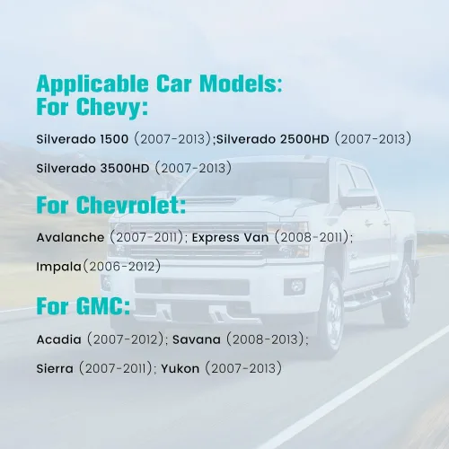 Miniatura 2 de AWESAFE Estéreo de radio de coche WiFi 5G para Chevy Silverado 2007-2013 GMC Sierra Yukon Android 13 reemplazo estéreo con CarPlay Android Auto