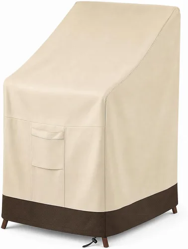 Vailge Funda apilable para silla de patio, 100% impermeable, funda para silla de exterior, fundas de muebles de patio de alta resistencia, se adapta