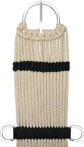 Miniatura 5 de Weaver Leather Rayon 17 hebras de cincha, 32 pulgadas, color blanco Bronceado/Negro