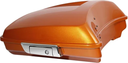 Miniatura 8 de HR3 Amber Whiskey 5.5" Equipaje de maletero tipo navaja con cierres Compatible con Street Glide FLHX 2014 2016 Road Glide FLTRX (Reemplaza al OEM)
