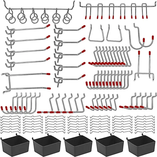 WEN Kit de accesorios para tablero de clavijas para banco de trabajo, 114 piezas (WB114A)