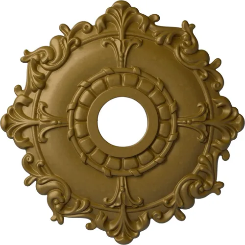 Miniatura 31 de Ekena Millwork CM18RL medallón de techo Riley de 18 in (diam. ext.) x 3 1/2 in (diam. int.) x 1 1/2 in, CM18RL Primed