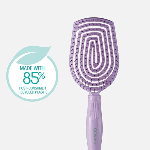 Miniatura 2 de Conair Cepillo desenredante para el cuidado del cuero cabelludo - Cepillo para cabello rizado - Masajeador de cuero cabelludo - cepillos
