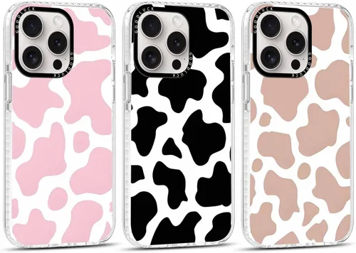 Miniatura 8 de Paquete de 3 Fundas Bonitas con Estampado de Guepardo para iPhone 13/14 de 6.1" Funda de Teléfono, Fundas de Diseño Estético de Leopardo Silicona
