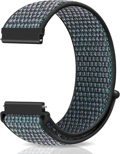 Miniatura 16 de Correas deportivas de nailon de 0.709 in de liberación rápida compatibles con Garmin Venu 4 1.614 in/3S 1.614 in/Venu 2S/Vivoactive 4S/Vivomove