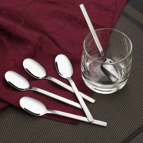 Miniatura 6 de Cucharas de café de acero inoxidable de 12 piezas, cuchara pequeña para expreso, mini cuchara Stainless Steel Small Spoons, Spoon Silverware