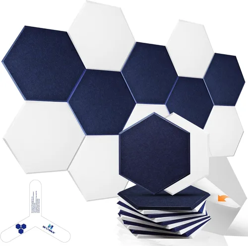 Miniatura 30 de Paneles acústicos autoadhesivos [390 lbs/yd³ de densidad ultra alta], panel de absorción de sonido de segunda generación, panel de sonido de nivel