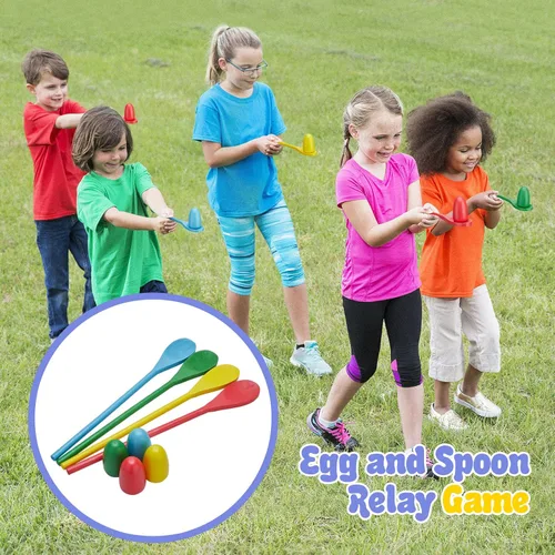 Miniatura 4 de Redllo 26 bolsas de carreras de sacos de patatas para juegos al aire libre para niños y adultos, bandas de carreras de 3 patas, con huevos y 26