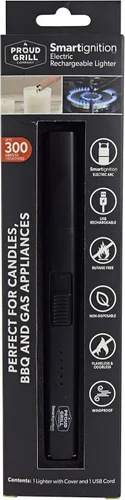 Miniatura 4 de Encendedor eléctrico recargable Smartignition para parrilla Proud Grill - Negro mate. Perfecto como encendedor de velas, parrilla