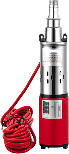 Bomba sumergible de pozo profundo de 1 pulgada 300 W, acero inoxidable, 36 V, 48 V, 60 V, bomba de pozo profundo para pozo, ganado, depósito de agua