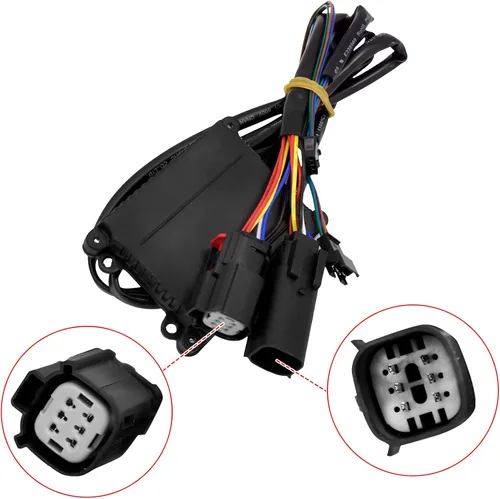 Miniatura 5 de Luces traseras de alforja para motocicleta, freno de marcha, lámpara LED de señal de giro apta para Harley Touring Street Glide Road Glide Road King