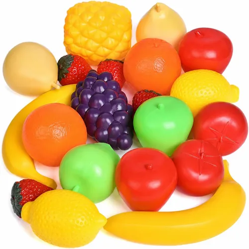 Bolsa de frutas a tamaño real, set de juego para niños, de Liberty Imports