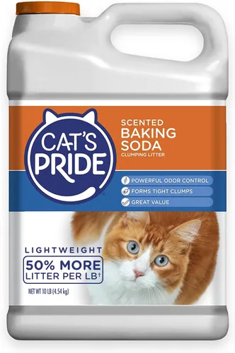 Miniatura 15 de Cat's Pride Arena aglutinante ligera: natural - Potente control de olores - Sin perfume, 10 libras Natural sin perfume