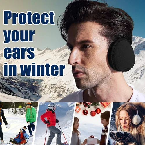 Miniatura 6 de Metog Calentadores de oído plegables unisex Polar Fleecekints Winter EarMuffs