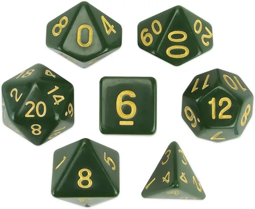Miniatura 17 de Brybelly Juego de 7 dados poliédricos Series III Wiz - Edición más reciente